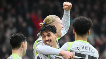 تردد القنوات الناقلة وموعد مباراة مانشستر سيتي ونوتنجهام في الدوري الإنجليزي 2025